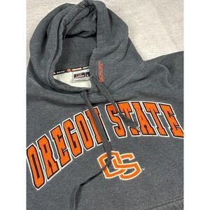 Colosseum Oregon State Hoodie Mens L Gray Beavers NCAA Sweatshirt